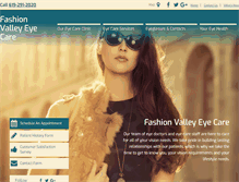 Tablet Screenshot of fveyecare.com